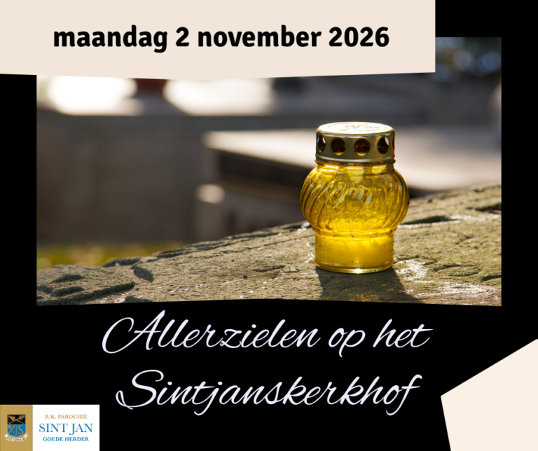 Allerzielen op het Sintjanskerkhof — familie-kids in het Gooi