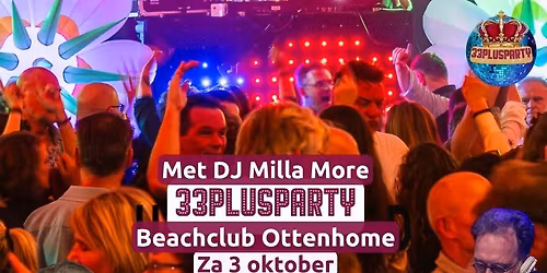 33PlusXLParty bij Beachclub Ottenhome — Uitgaan in het Gooi