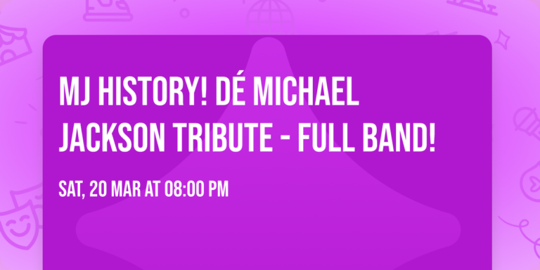 MJ History! Dé Michael Jackson tribute – Full band — muziek in het Gooi