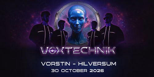 80s synth-pop LIVE by VoxTechnik – The Future Of The Past — muziek in het Gooi