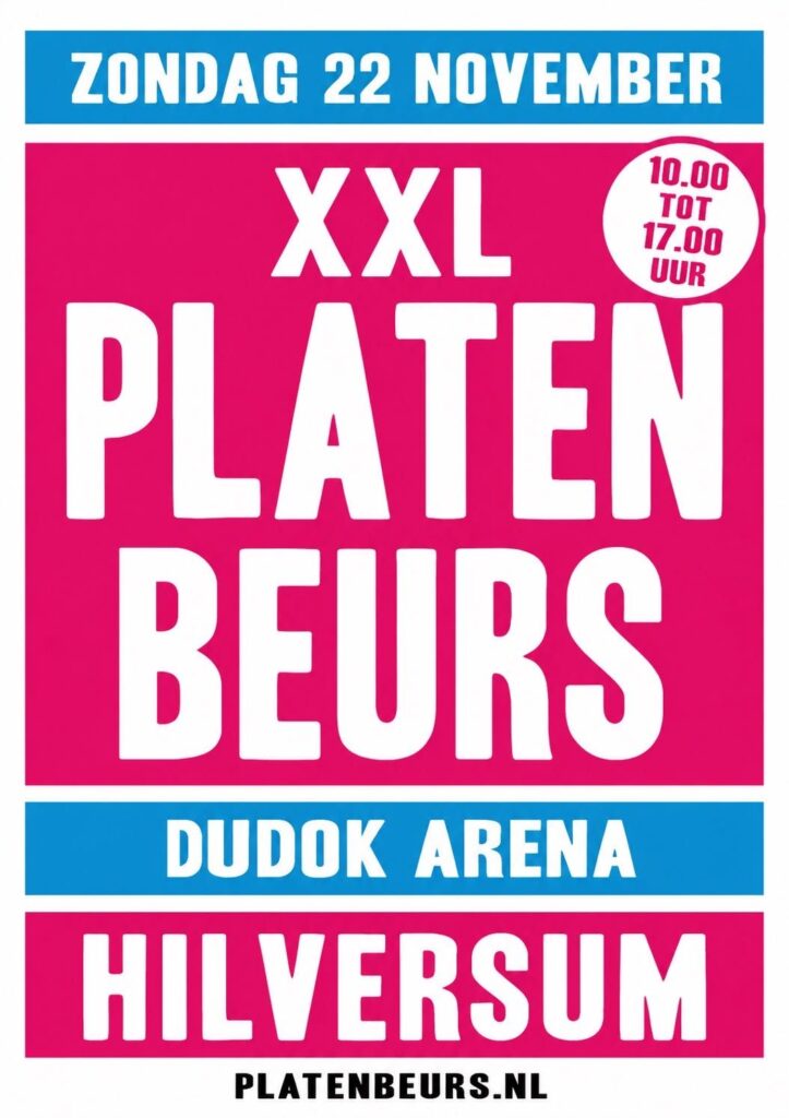 XXL Platenbeurs Hilversum Dudok Arena zondag 22 november in Hilversum